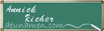Annick Richer Visitenkarte